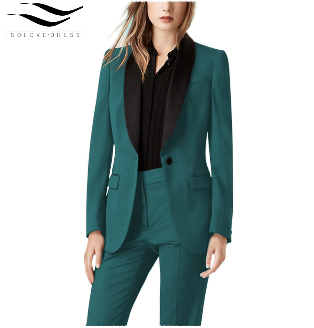 Novelty Wine Uniforms Styles Female Pantsuits With Middle Long Blazers Coat  And Pants For Business Women Pants Suits Fall Spring - AliExpress