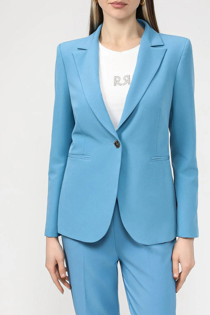 solovedress Business Casual 2 Piece Peak Lapel Women's Suit